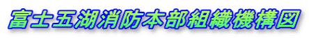富士五湖消防本部組織機構図